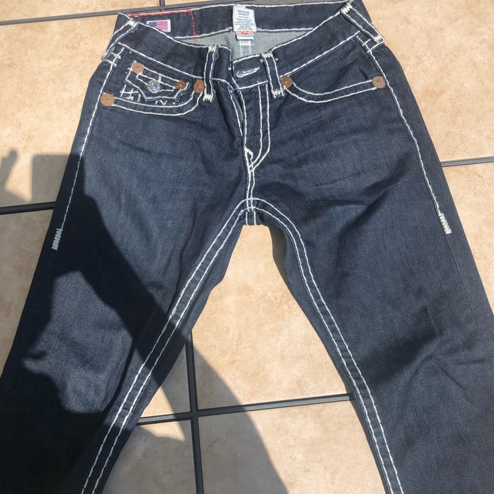 True religion jean jacket outfit